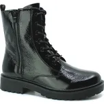 CAPRICE 9-25217-43 017 black naplak, dámská kotníková obuv (CAPRICE 9-25217-43 017)