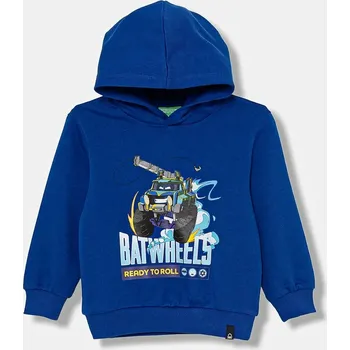 Chlapecká mikina Dětská bavlněná mikina United Colors of Benetton 3UNIG2016.P.seasonal modrá 55X, vel. 116