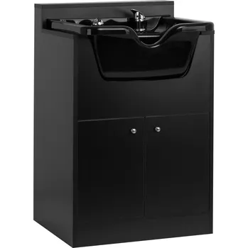 Gabbiano BB06 Kadeřnický mycí box se skříní černý