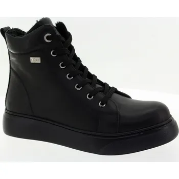 Dámská obuv LOOKE Dámský kožený černý kotník L1260-24-265 Velikost 39