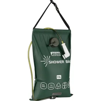 Zahradní sprcha Sprcha solární PREMIUM 15 litrů TPU ZELENÁ