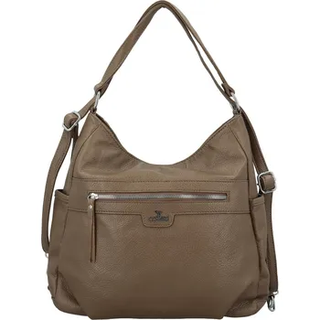 Kabelka Dámský kabelko/batoh tmavě béžový - Coveri Jeton béžová