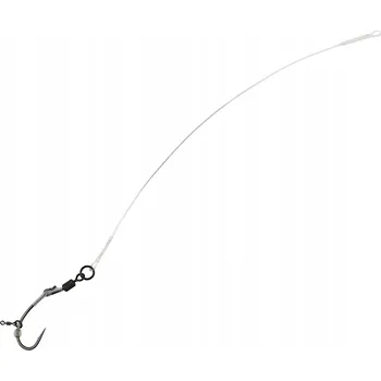 Rybářský háček Carp'R'Us Ronnie Rig Fluorocarbonové Háčky na rybaření s návazcem a protihrotem, 2 ks