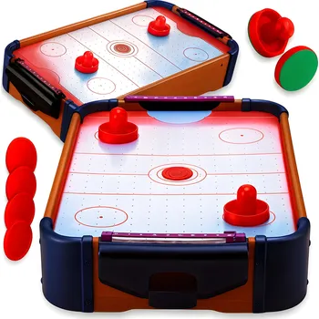 Dřevěná hračka Cymbergaj Drewniany Przenośny Stół do Gry v Cymbergaj Vzdušný Hokej