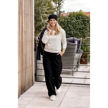 Dámské kalhoty Tedy's Široké nadčasové kalhoty Barva: Černá, Velikost: 36