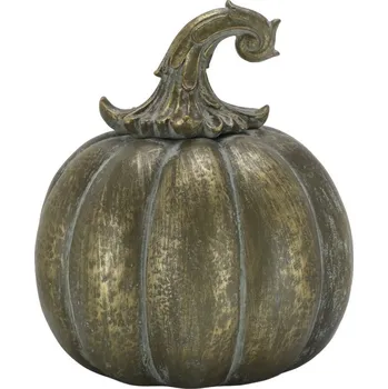 Mosazná antik dekorace dýně Millani XL - Ø 21*25 cm