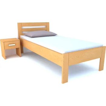 Postel Postelia Pavel Buk 90x200 - jednolůžko z bukového masivu