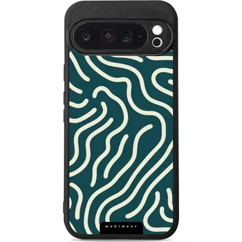 Pouzdro na mobilní telefon Lesklý kryt Mobiwear Glossy - Google Pixel 9 Pro XL - GA61G Béžové linky (Prémiové lesklé pouzdro, obal, kryt Mobiwear Glossy na mobil Google Pixel 9 Pro XL - GA61G Béžové linky, materiál Plast + TPU silikon - krytí po všech stranách, neošoupatelný potisk