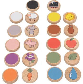 Dřevěná hračka Moje první barvy – dřevěná vzdělávací pomůcka pro děti | Buklo