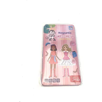 Desková hra Magnetické oblékání panenek v krabičce