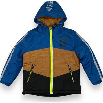 Dívčí bunda Nice Classic Chlapecká modrá zimní bunda 04 Barva: Modrá, Velikost: 128