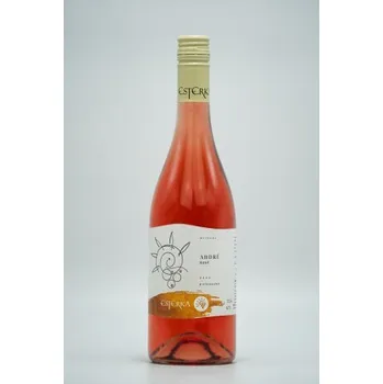 André rosé 2024, moravské zemské víno, Rodinné vinařství Pavel Esterka Mutěnice, polosuché