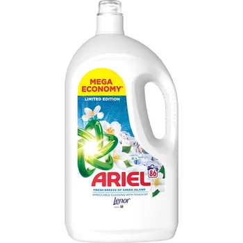 Ariel Prací gel Fresh Breeze of Greek Island, 3,87 l