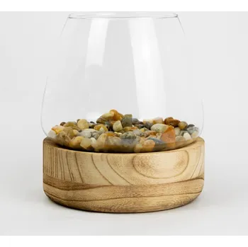 Dóza na potraviny Dóza - velká na světlém podstavci