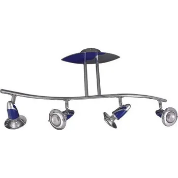 ZEUS 4xE14/R50/40W, CH/BLUE