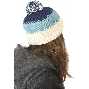 Čepice Vlněná čepice POM-POM Blue