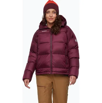 Dámská péřová bunda Mammut Glacier Glow Insulation Hooded wine