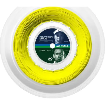 Struna na výplet tenisové rakety Tenisový výplet Yonex Poly Tour Drive Flash Yellow 125 (200 m)