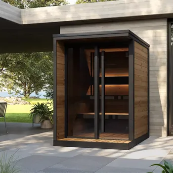 Sauna Exteriérová sauna z Thermowood ANNIKA - INM-ANNIKA