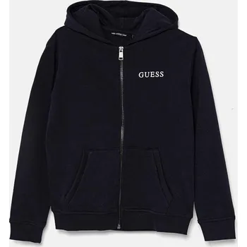 Chlapecká mikina Dětská bavlněná mikina Guess L4RQ22.KAUG0.9BYH námořnická modř 59X, vel. 158-166