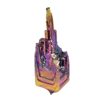 Přírodní kámen Bismut krystal 29 g – přírodní minerál v duhových barvách