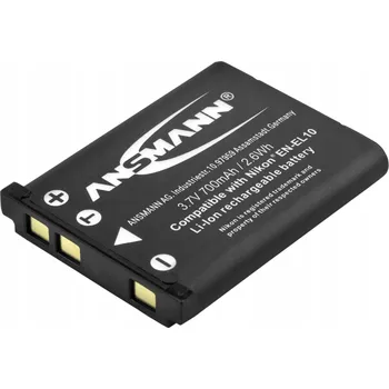 IP kamera Akumulátor Baterie ANSMANN Nikon EN-EL10 650mAh