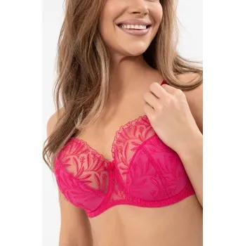 Podprsenka Polovyztužená podprsenka Biggi Marisa Sytě červená (amarant) 100B