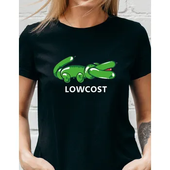 Dámské tričko - Lowcost Parody Barva: Růžová, Velikost: 3XL