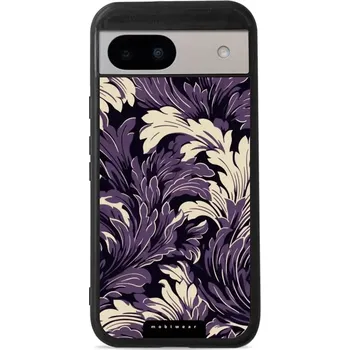 Pouzdro na mobilní telefon Lesklý kryt Mobiwear Glossy - Google Pixel 8A - GA46G Fialové rostliny (Prémiové lesklé pouzdro, obal, kryt Mobiwear Glossy na mobil Google Pixel 8A - GA46G Fialové rostliny, materiál Plast + TPU silikon - krytí po všech stranách, neošoupatelný potisk,)