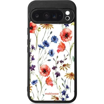 Pouzdro na mobilní telefon Lesklý kryt Mobiwear Glossy - Google Pixel 9 Pro XL - G032G - Luční kvítí (Prémiové lesklé pouzdro, obal, kryt Mobiwear Glossy na mobil Google Pixel 9 Pro XL - G032G - Luční kvítí, materiál Plast + TPU silikon - krytí po všech stranách, neošoupatelný)