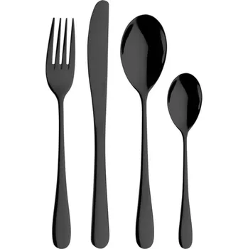 Příbor Sada příborů PRINCESS CARBON, sada 24 ks, černá, Pintinox
