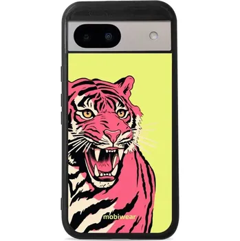 Pouzdro na mobilní telefon Lesklý kryt Mobiwear Glossy - Google Pixel 8A - G051G Tygřík (Prémiové lesklé pouzdro, obal, kryt Mobiwear Glossy na mobil Google Pixel 8A - G051G Tygřík, materiál Plast + TPU silikon - krytí po všech stranách, neošoupatelný potisk, tenké provedení, možno