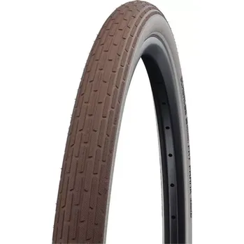 Plášť na kolo Schwalbe Plášť Schwalbe Fat Frank - reflexní pruh průměr/šíře 29(28)x2,0 - 622x50 barva hnědá