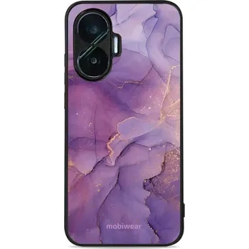 Pouzdro na mobilní telefon Lesklý kryt Mobiwear Glossy - Xiaomi Poco F7 - G050G - Fialový mramor (Prémiové lesklé pouzdro, obal, kryt Mobiwear Glossy na mobil Xiaomi Poco F7 - G050G - Fialový mramor, materiál Plast + TPU silikon - krytí po všech stranách, neošoupatelný potisk, tenk