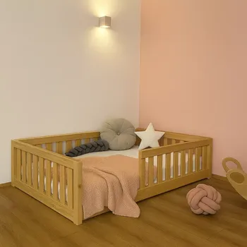 Dětská postel MAXIDO Dětská postel Maxim se zábranou 160 x 80 přírodní (Český výrobek)