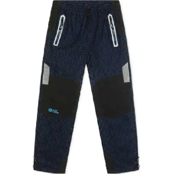 KUGO CHLAPECKÉ OUTDOOROVÉ KALHOTY KOSTKÁČE Barva: Modrá, Velikost: 134