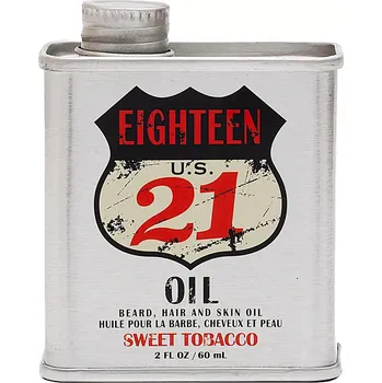 Péče o vousy 18.21 Man Made Beard, Hair & Skin Oil Sweet Tobacco víceúčelový olej pro vousy 60 ml + Prodloužená možnost vrácení zboží do 30 dnů.