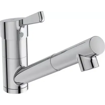 Vodovodní baterie Ideal Standard Ceralife Dřezová baterie s výsuvnou koncovkou, BlueStart, chrom, BE249AA