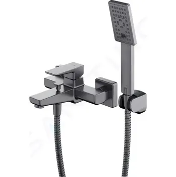 Vodovodní baterie Omnires Parma Vanová baterie s příslušenstvím, kartáčovaný nikl, PM7431IN