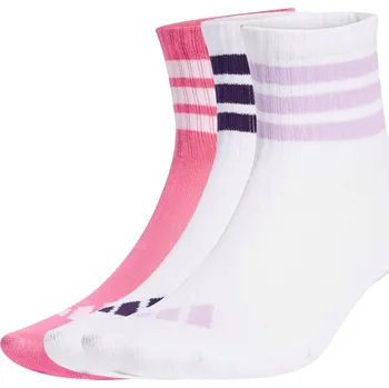 Pánské ponožky Dětské ponožky adidas Ribbed Socks White 3 Pack S