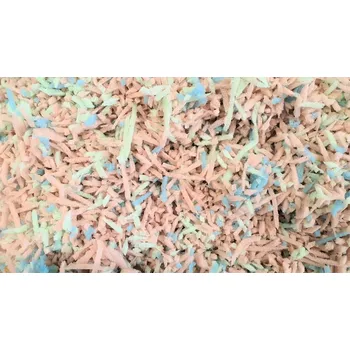 Výplň do polštáře Postelia Molitanová drť 1 Kg, PUR a HR pěny