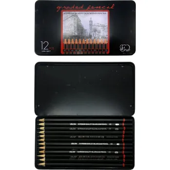 Grafitová tužka PKstar Souprava tužek technických 12ks PK2-90