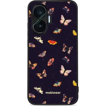 Pouzdro na mobilní telefon Lesklý kryt Mobiwear Glossy - Xiaomi Poco F7 - GP78G Barevní motýlci (Prémiové lesklé pouzdro, obal, kryt Mobiwear Glossy na mobil Xiaomi Poco F7 - GP78G Barevní motýlci, materiál Plast + TPU silikon - krytí po všech stranách, neošoupatelný potisk, tenké)