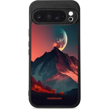 Pouzdro na mobilní telefon Lesklý kryt Mobiwear Glossy - Google Pixel 9 Pro XL - G007G Hora s měsícem (Prémiové lesklé pouzdro, obal, kryt Mobiwear Glossy na mobil Google Pixel 9 Pro XL - G007G Hora s měsícem, materiál Plast + TPU silikon - krytí po všech stranách, neošoupatelný)