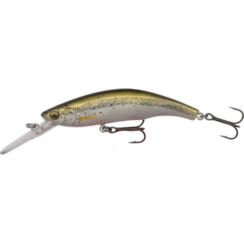 Umělá nástraha Savage Gear Wobler 3D Minnow Diver Ghost Silver 7,5cm 9g