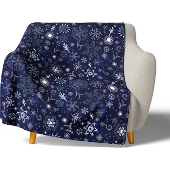 deka TipTrade Deka mikroplyš 150x200 cm - Ledové vločky