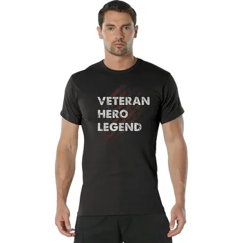 Pánské oblečení Triko VETERAN HERO LEGEND ČERNÉ M - Není skladem