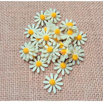 kreativní sada Kopretina filcová samolepicí (24 ks) - krémová