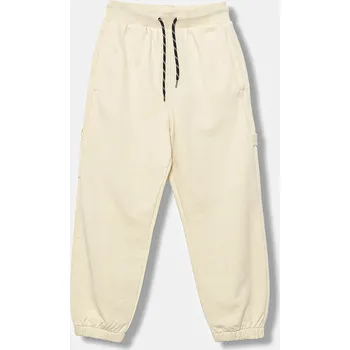 Dětské bavlněné tepláky United Colors of Benetton 3J68CF06L.G.seasonal béžová 08X, vel. 170