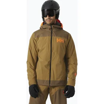 Pánská lyžařská bunda Helly Hansen Powdreamer 2.0 sepia